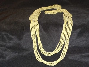 Vintage Lovely 60" Shell Necklace - Picture 1 of 6