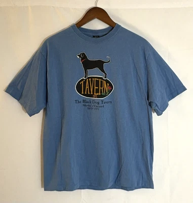 Vintage The Black Dog Tavern Martha's Vineyard Men's Small Blue S/S T-Shirt Tee - Image 1 of 4