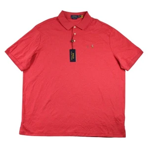 Ralph Lauren Polo Shirt Mens XXL Red Heather Classic Fit Short Sleeve $110 NEW - Picture 1 of 9