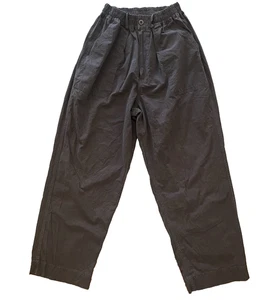 Kappy One Tuck Wide Pants Mens Medium Gray Utility Gorpcore Elastic Waist - Picture 1 of 12