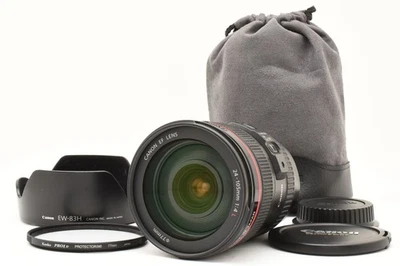 [Top MINT Canon EF 24-105mm f/4 L IS USM Wide Angle Standerd Zoom Lens JAPAN - Image 1 of 4