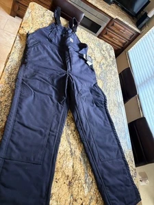 Carhartt FR Blue Duck Bib Overall Quilt Lined Mens Size 42x36 NEW WITH TAGS - Picture 1 of 6