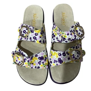 Alegria Jade Beere süße lila Sandalen Größe 10 EUC Slipper 2 Riemen - Bild 1 von 8