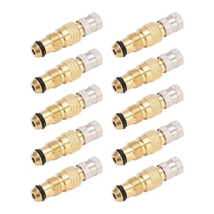 10 PCS Brass Tractor Valve Stem Heavy Duty Tire Valve  Trailers - Picture 1 of 12