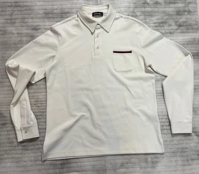 Suéter Zegna blanco para hombre talla M Foto 1 de 4