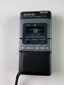 Aiwa TP-M700 Voice Sensor Micro Cassette Recorder Vintage Parts don`t work #6813 - Picture 1 of 8