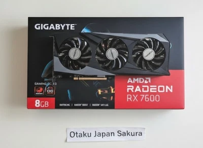 GIGABYTE Radeon RX 7600 GAMING OC 8GB GDDR6 Scheda Grafica GPU Tripla... - Immagine 1 di 4