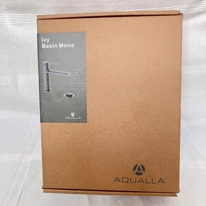 Aqualla Ivy Lavabo Mono Grifo Negro Mate con Residuos Pop Up IV-BM-BL NUEVO EN CAJA - Imagen 1 de 17