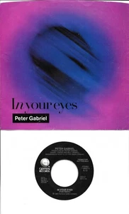 PETER GABRIEL  In Your Eyes  2 versions  promo 45 with PicSleeve - Picture 1 of 1