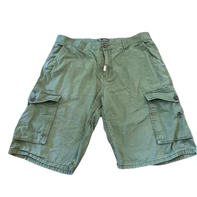LRG Lifted Research Group Shorts Mens 36 Brown Green Skate Surft Outdoor Y2K 90s - Image 1 of 4