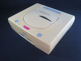 Sega Saturn Console Made in Japan HST 3220 White games Japanese game for parts