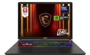 MSI - Vector 16 HX AI 400 16" 240Hz QHD+ Gaming Laptop - RTX 5080 Intel 9-275HX - Picture 1 of 6