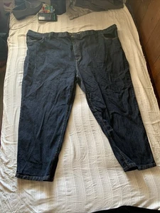 HB 60x30 dunkelblau Stretch Jeans durchgehender Komfortbund Stretch Denim - Bild 1 von 16