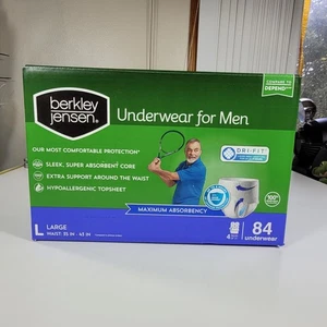 Ropa interior para incontinencia Berkley Jensen para hombre grande 84 unidades Dri-fit discreta - Imagen 1 de 8