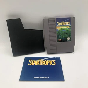 StarTropics Nintendo 1990 NES Loose Game Cartridge W/ Manual, TESTED Works! - Picture 1 of 14