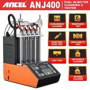 ANCEL ANJ400 TSI Einspritzdüse Reiniger Tester Ultraschallreinigungsmaschine USA - Bild 1 von 16