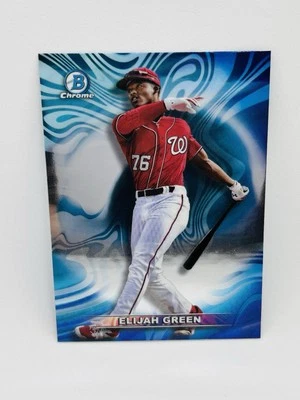 Elijah Green 2022 Bowman Draft Mood Ring Insert Parallel MR-5 Nationals - Image 1 of 2