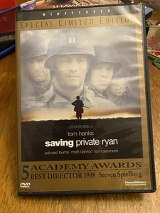 SAVING PRIVATE RYAN - (DVD, 1998) - Tom Hanks, Matt Damon - Picture 1 of 2
