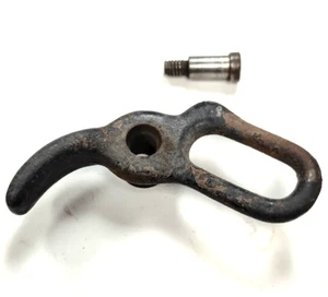 Antique Singer Treadle Sewing Machine Belt Shifter and Screw - Cast Iron - Picture 1 of 2