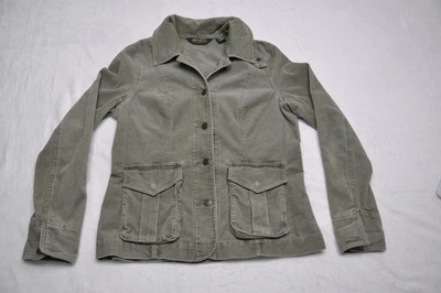 Chaqueta Eddie Bauer Mujer Pequeña Pana Utilidad Abotonada Exterior Otoño 2010 Foto 1 de 4