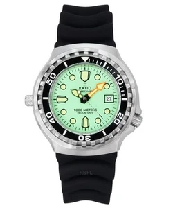 Orologio Uomo RATIO FreeDiver Versione 02 Helium Safe 1000M 1038EF102V-GRN-V02 - Foto 1 di 4