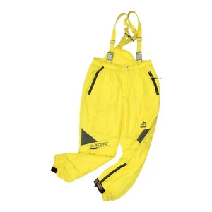 Dubin Yellow Ski Salopettes | Vintage Mens Skiing Winter Sportswear Pants VTG - Picture 1 of 7