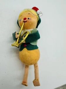 Vintage Christmas Ornament French Horn Player Japan - Picture 1 of 8