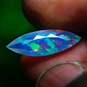 2.20Ct Marquise 20.00 x 6.70 x 4.70 MM Rainbow Multi Colors Play Fire Opal - Bild 1 von 5