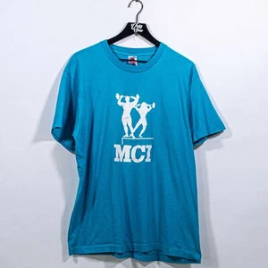 MCI BodyBuilding Fitness Workout T-Shirt XL VTG 90s Gym - Picture 1 of 12