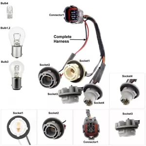 Connettore cablaggio fanale posteriore Hyundai Tucson 2006-2012 lampadina freno - Foto 1 di 1