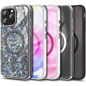 For iPhone 16 / 16e / 16 Pro / 16 Plus / 16 Pro Max Case Magsafe Protector Cover - Picture 1 of 56