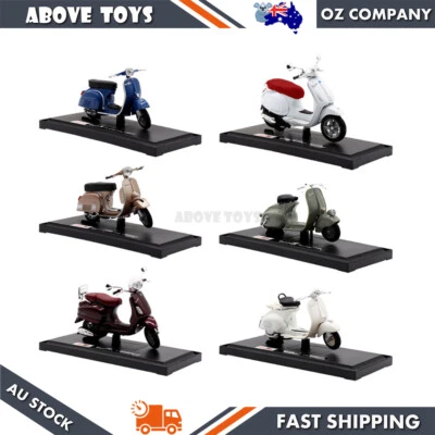 Maisto 1:18 Scale Vespa Scooter Assortment 6 Types Choics Diecast Model Toy Gift - Image 1 of 4