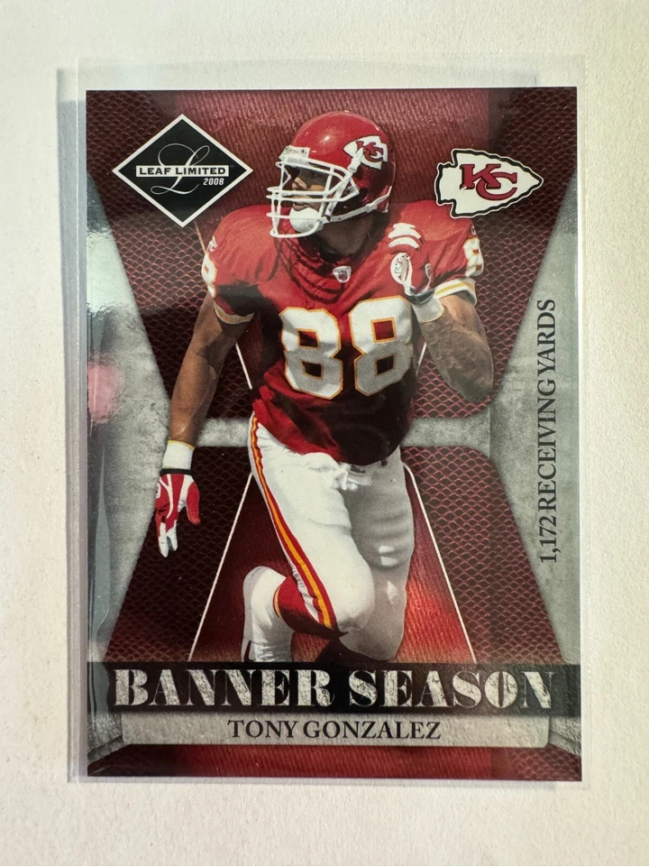K209,479 - 2008 Leaf Limited Banner Season #23 Tony Gonzalez #/999 - Image 1 of 1