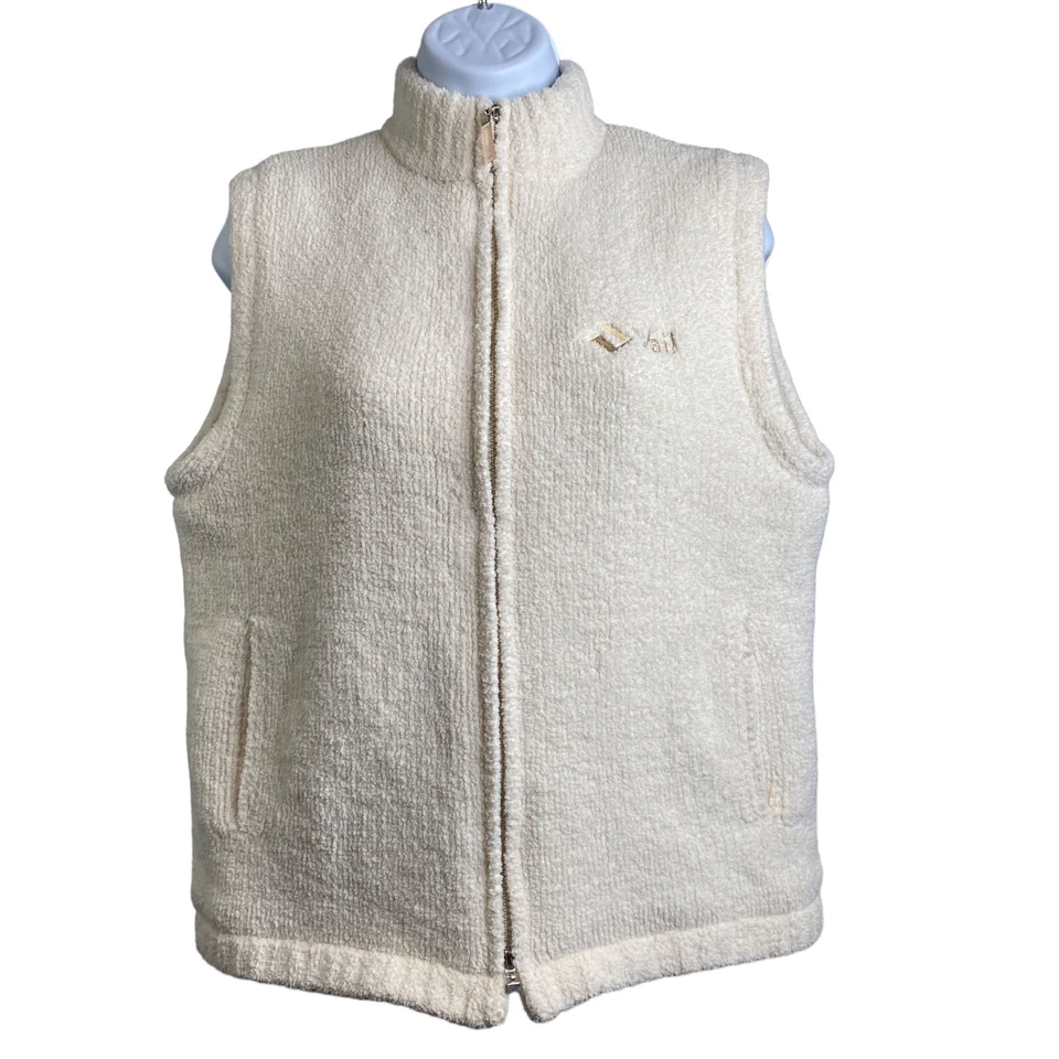 Chaleco polar de lujo para mujer Vail Colorado talla M Apres estación de esquí Rockies Foto 1 de 4