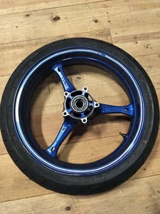 2005-2008 GSXR 1000 2006-2006 600/750 OEM FRONT WHEEL BENT! - Picture 1 of 13