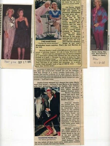 Martina Navratilova collection 4 clippings 1985-1987; Archive of the Eighties - Picture 1 of 1
