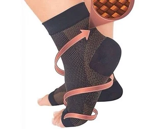Beste PLANTARFASZIITIS Fuß Füße Schmerzlinderung Kompression Sleeve Ferse Söckchen - Bild 1 von 10