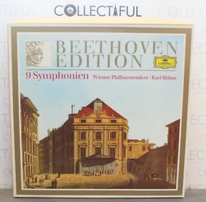BEETHOVEN - 9 SYMPHONIEN - KARL BOHM  - DEUTSCHE GRAMMOPHON *EX* 8X LP BOXSET 🔥 - Picture 1 of 3