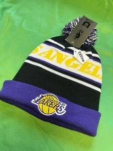 NBA Los Angeles Lakers Wollmütze Bommelmütze OSFA Neu mit Etikett - Bild 1 von 5