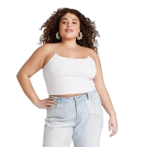 Canotta donna Cropped Cami - Wild Fable bianca 2X - Foto 1 di 3