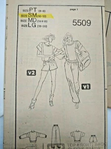 Ladies Sweat Suit Ladies Size 10-12 New Sewing Pattern 5509 Reader Mail - Picture 1 of 3