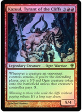 MTG X1: Kazuul, Tyrant of the Cliffs *FOIL* Worldwake, R, MP