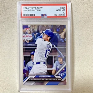 PSA 10 Shohei Ohtani 2024 Topps Now Card #351  Los Angeles Dodgers Record - Picture 1 of 4