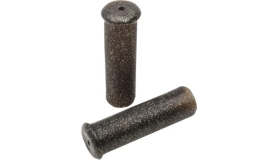 NEW EMGO STAR FIRE FLAKE GRIPS-RETRO/METAL - 7/8  BLACK- MOTORCYCLE - Image 1 of 2