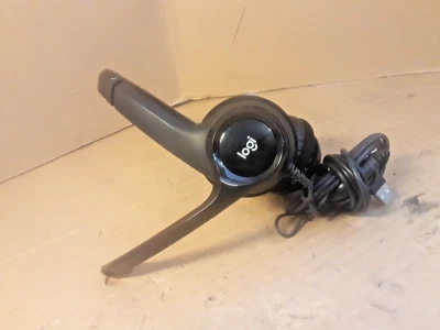 Logitech H390 Stereo Headset Black Wired USB On Ear Noise-Cancelling Microphone - Image 1 of 4