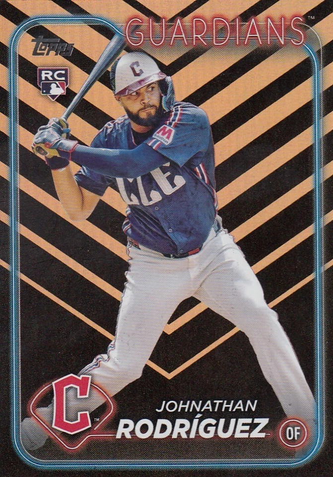 JONATHAN RODRIGUEZ TOPPS UPDATE HALLOWEEN HOLIDAY FOIL RC GUARDIANS #US283 2024 - Image 1 of 1