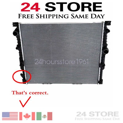 Radiador 17118576997 lado izquierdo compatible con BMW 740i 3,0 L 2016-2017 530i 540i 2017 Foto 1 de 4