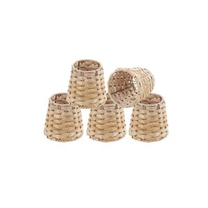 Aspen Creative 51005-5, Empire Clip-On Chandelier Lamp Shade, Natural Banana ... - Picture 1 of 6