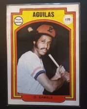 1972-73 Oscar Gamble Venezuelan Winter League Sticker #170