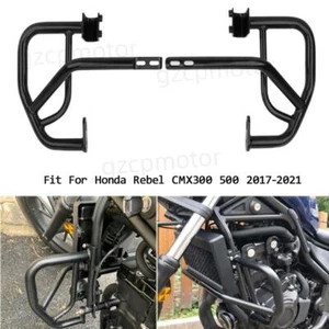 Highway Engine Guard Crash Bar Black Fit For Honda CMX300 Rebel 300 2017-2021 - Picture 1 of 15